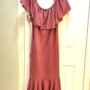Lularoe Cici Dress, Dusty Rose, Sz. 2XL, NWT